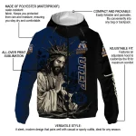 utep miners jesus roses blue black windbreaker jacket best selling