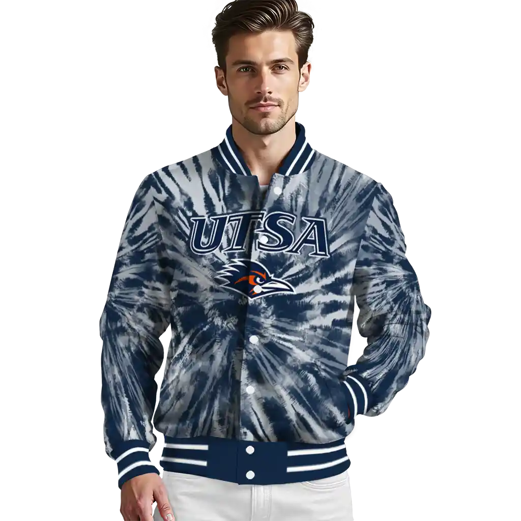 utsa roadrunners dynamic rings orange varsity jacket high quality utsa roadrunners dynamic rings orange varsity jacket high quality