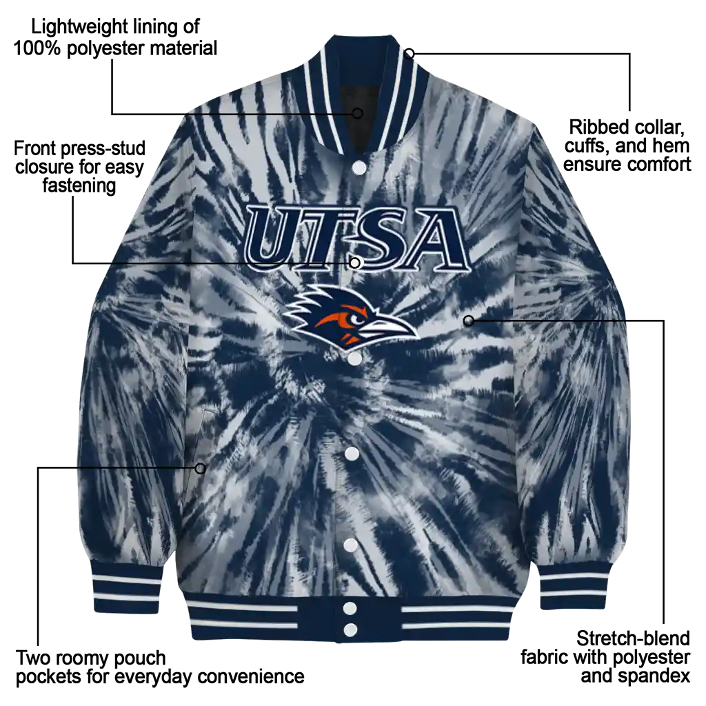utsa roadrunners dynamic rings orange varsity jacket new arrival utsa roadrunners dynamic rings orange varsity jacket new arrival