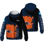 utsa roadrunners grid streak orange black windbreaker jacket best selling