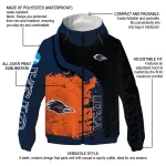 utsa roadrunners grid streak orange black windbreaker jacket best selling