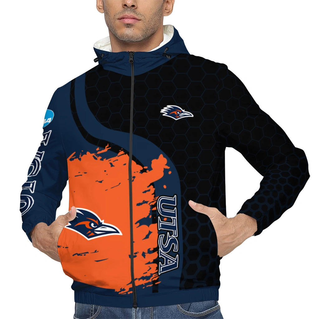 utsa roadrunners grid streak orange black windbreaker jacket top rated utsa roadrunners grid streak orange black windbreaker jacket top rated