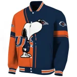 utsa roadrunners snoopy attitude orange varsity jacket best selling
