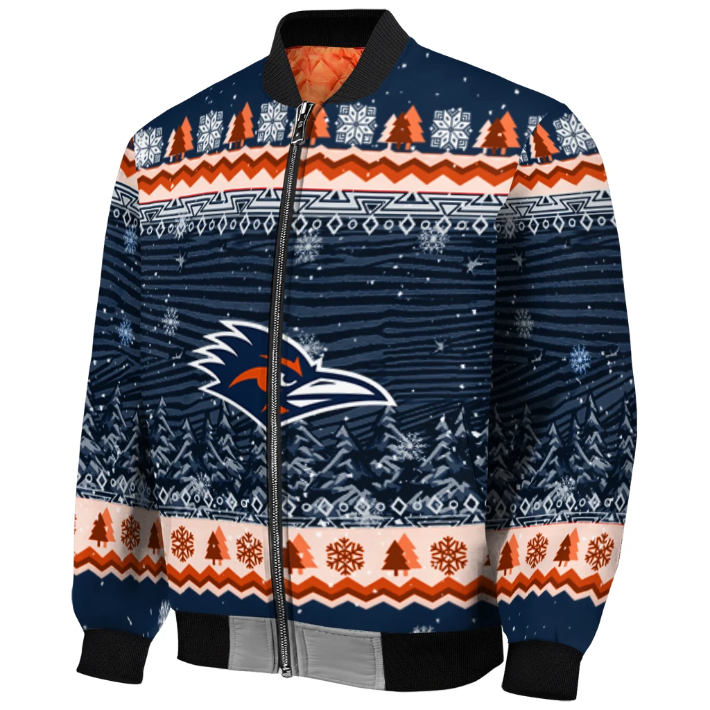 utsa roadrunners snowy pines orange bomber jacket fashion forward utsa roadrunners snowy pines orange bomber jacket fashion forward