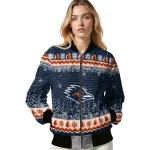 utsa roadrunners snowy pines orange bomber jacket best selling