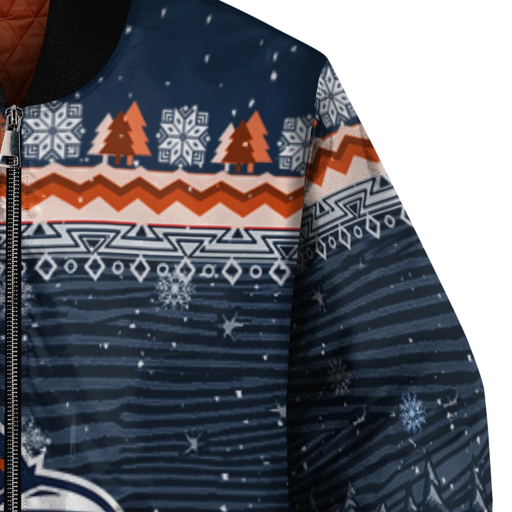 utsa roadrunners snowy pines orange bomber jacket premium grade utsa roadrunners snowy pines orange bomber jacket premium grade