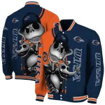 utsa roadrunners spooky grin orange varsity jacket best selling