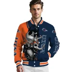 utsa roadrunners spooky grin orange varsity jacket best selling