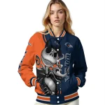 utsa roadrunners spooky grin orange varsity jacket best selling