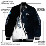 utsa roadrunners torn texture print orange black varsity jacket best selling