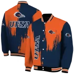 utsa roadrunners urban mark orange varsity jacket best selling