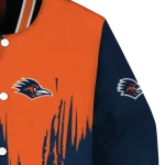 utsa roadrunners urban mark orange varsity jacket best selling
