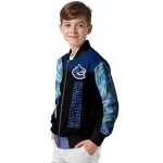 vancouver canucks fire skull blue black bomber jacket best selling