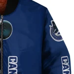 vancouver canucks mickey mouse blue bomber jacket best selling