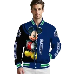 vancouver canucks mickey mouse blue varsity jacket best selling