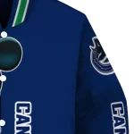 vancouver canucks mickey mouse blue varsity jacket best selling
