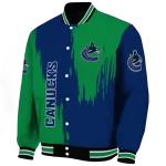 vancouver canucks urban mark blue varsity jacket best selling
