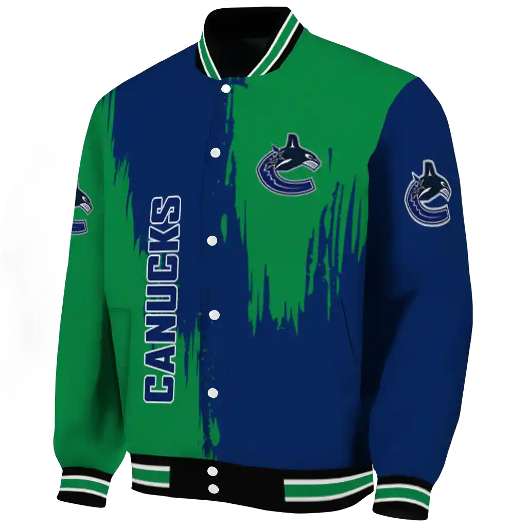 vancouver canucks urban mark blue varsity jacket best selling vancouver canucks urban mark blue varsity jacket best selling