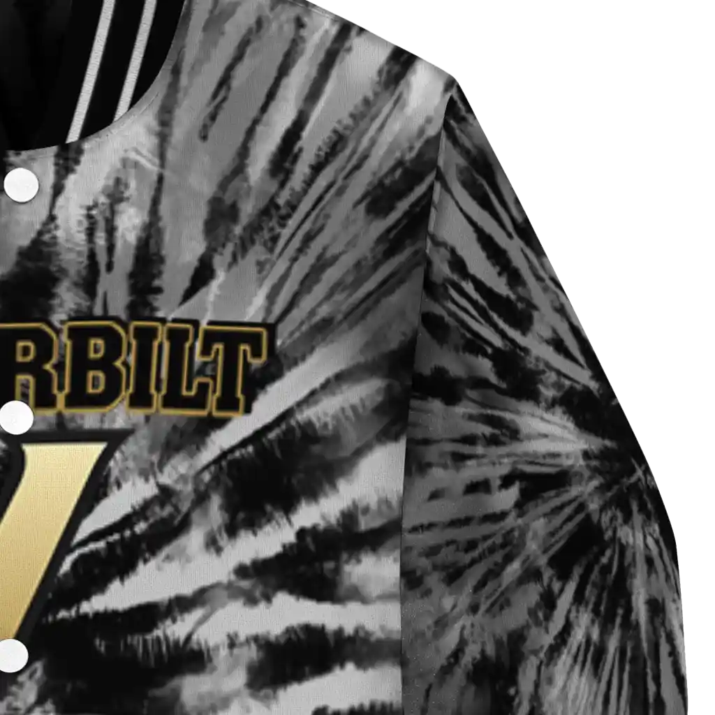 vanderbilt commodores dynamic rings black varsity jacket premium grade vanderbilt commodores dynamic rings black varsity jacket premium grade