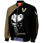 vanderbilt commodores edgy mask black bomber jacket best selling