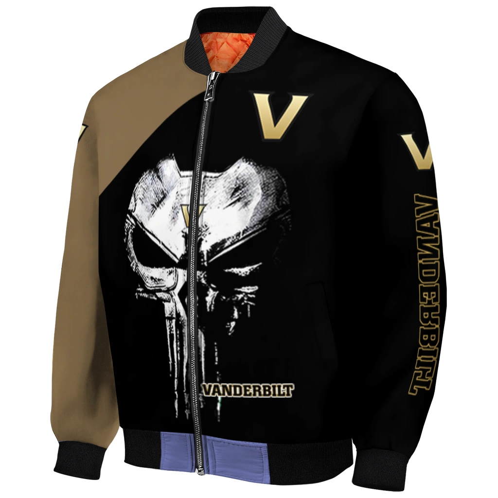 vanderbilt commodores edgy mask black bomber jacket fashion forward vanderbilt commodores edgy mask black bomber jacket fashion forward
