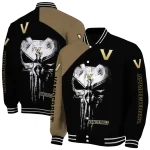 vanderbilt commodores edgy mask black varsity jacket best selling
