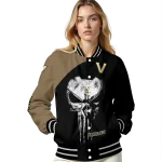 vanderbilt commodores edgy mask black varsity jacket best selling