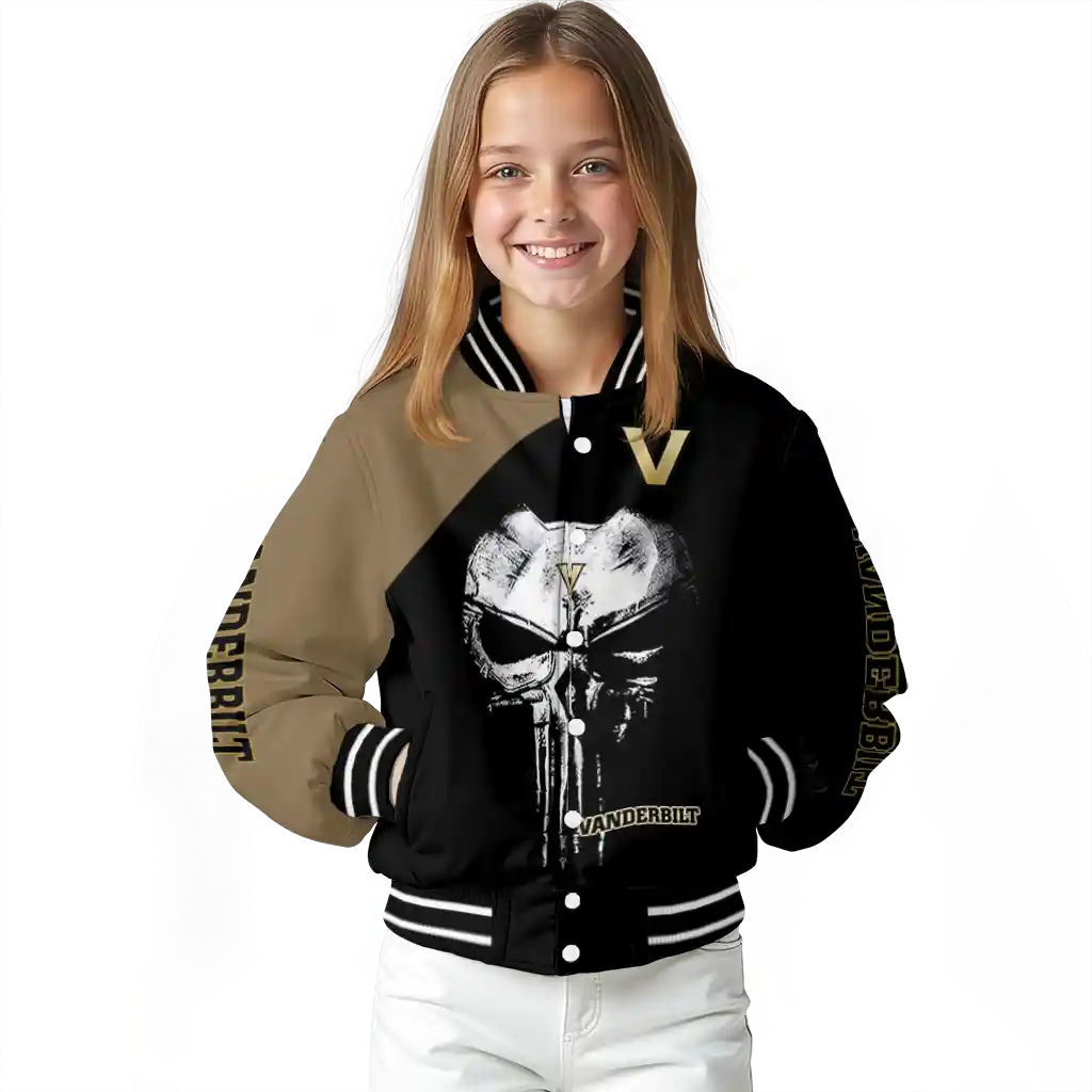 vanderbilt commodores edgy mask black varsity jacket top rated vanderbilt commodores edgy mask black varsity jacket top rated