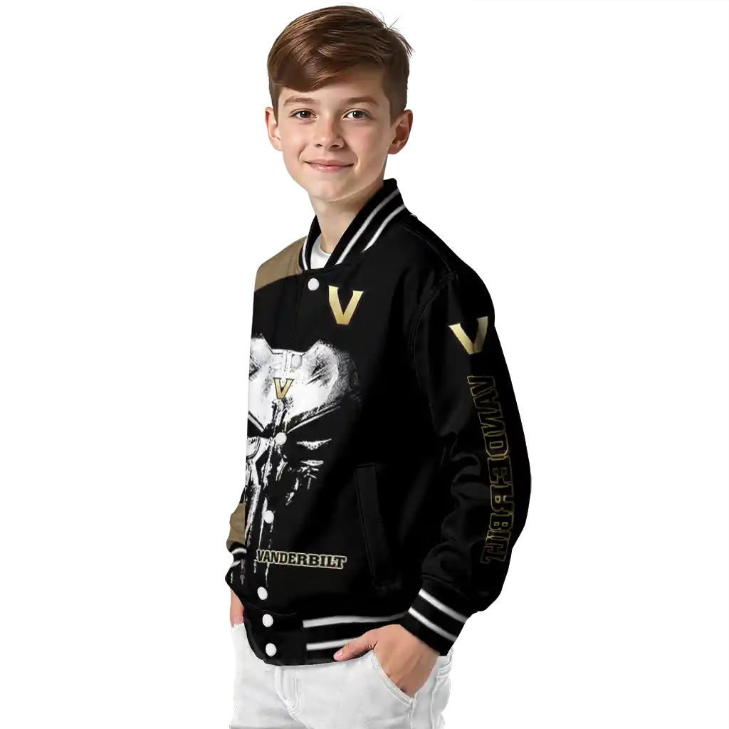 vanderbilt commodores edgy mask black varsity jacket trendy vanderbilt commodores edgy mask black varsity jacket trendy