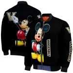 vanderbilt commodores mickey mouse black bomber jacket best selling