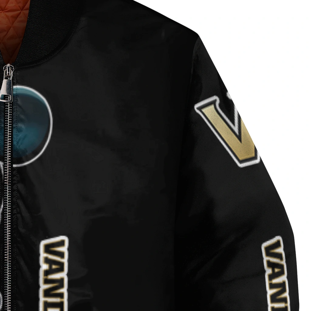 vanderbilt commodores mickey mouse black bomber jacket premium grade vanderbilt commodores mickey mouse black bomber jacket premium grade