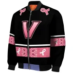 vanderbilt commodores pink ribbon black pink bomber jacket best selling