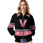 vanderbilt commodores pink ribbon black pink bomber jacket best selling