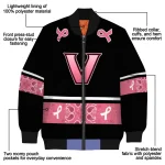vanderbilt commodores pink ribbon black pink bomber jacket best selling