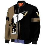 vanderbilt commodores snoopy attitude black bomber jacket best selling
