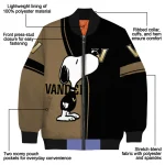 vanderbilt commodores snoopy attitude black bomber jacket best selling
