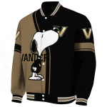 vanderbilt commodores snoopy attitude black varsity jacket best selling