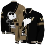 vanderbilt commodores snoopy attitude black varsity jacket best selling