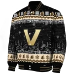 vanderbilt commodores snowy pines black varsity jacket best selling