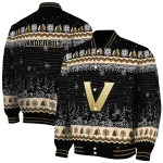 vanderbilt commodores snowy pines black varsity jacket best selling