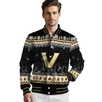 vanderbilt commodores snowy pines black varsity jacket best selling