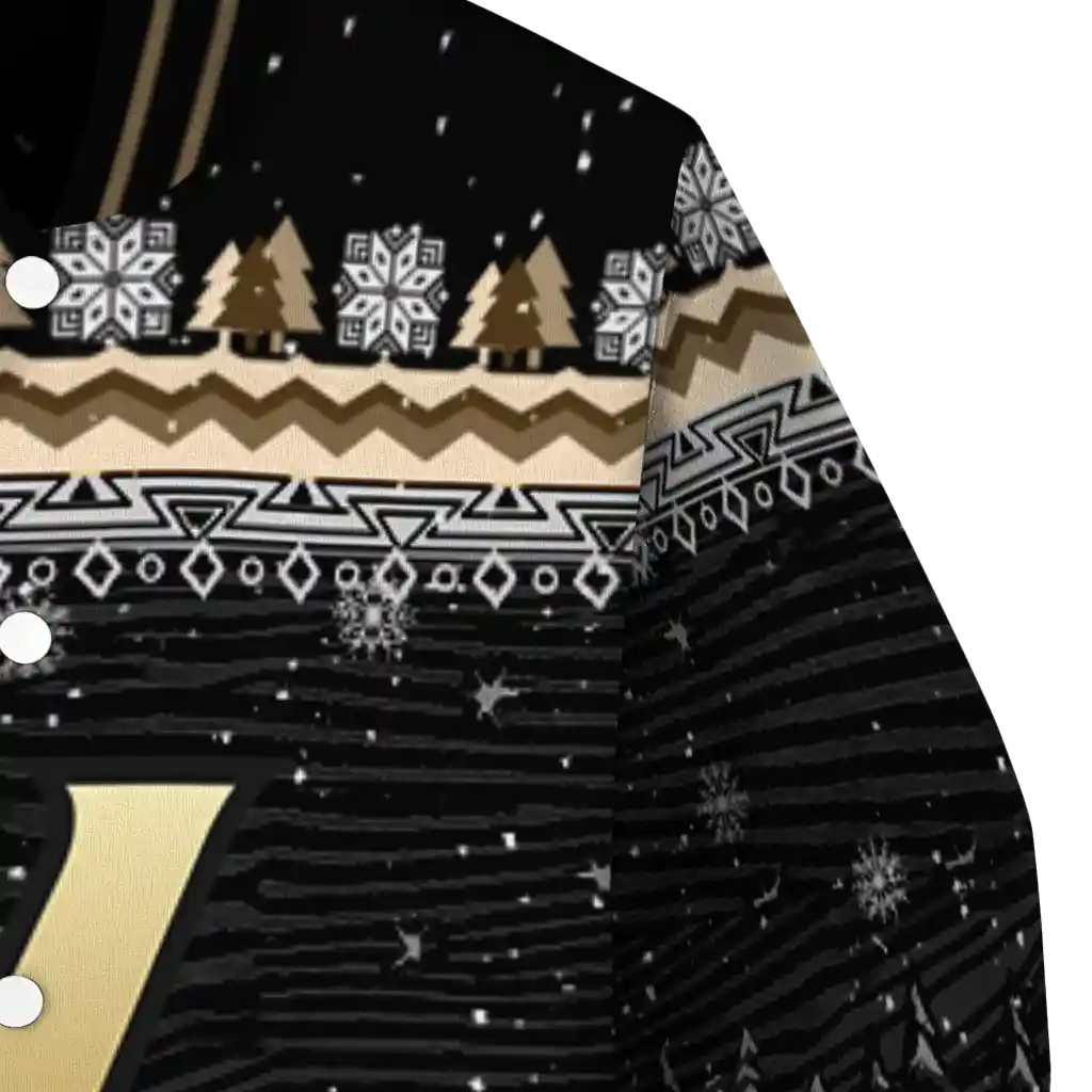 vanderbilt commodores snowy pines black varsity jacket premium grade vanderbilt commodores snowy pines black varsity jacket premium grade