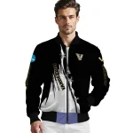 vanderbilt commodores torn texture print black bomber jacket best selling