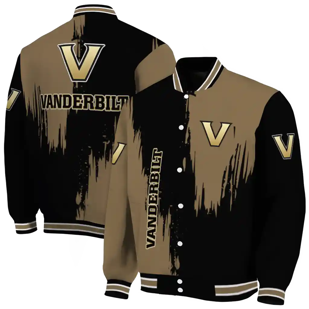 vanderbilt commodores urban mark black varsity jacket fashion forward vanderbilt commodores urban mark black varsity jacket fashion forward