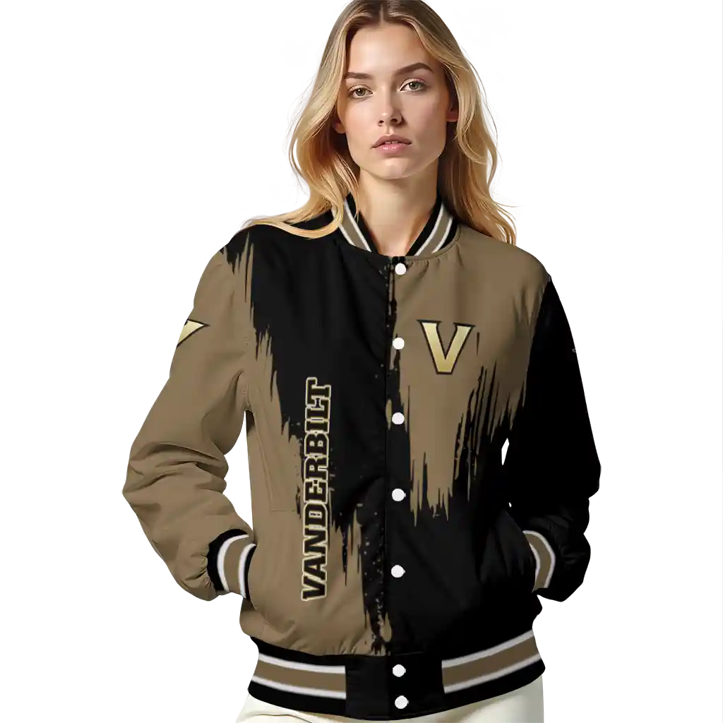 vanderbilt commodores urban mark black varsity jacket latest model vanderbilt commodores urban mark black varsity jacket latest model