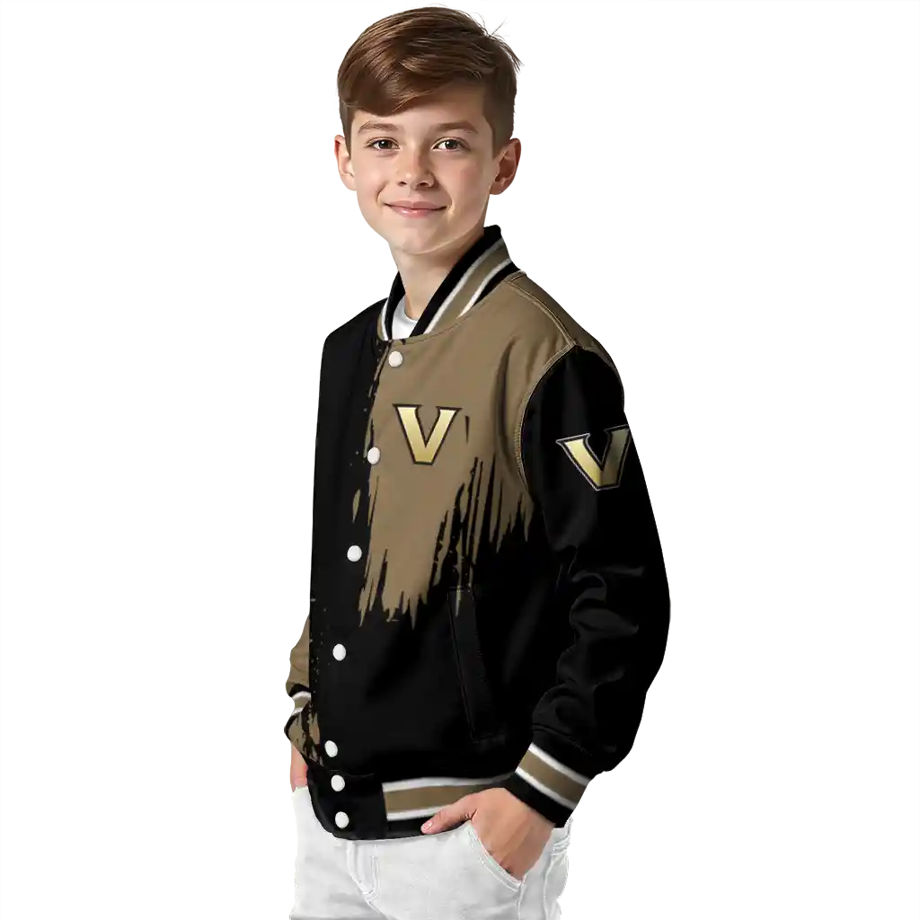 vanderbilt commodores urban mark black varsity jacket trendy vanderbilt commodores urban mark black varsity jacket trendy
