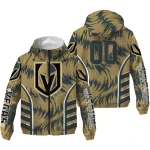 vegas golden knights dynamic heat wave tan windbreaker jacket best selling