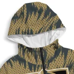 vegas golden knights dynamic heat wave tan windbreaker jacket best selling
