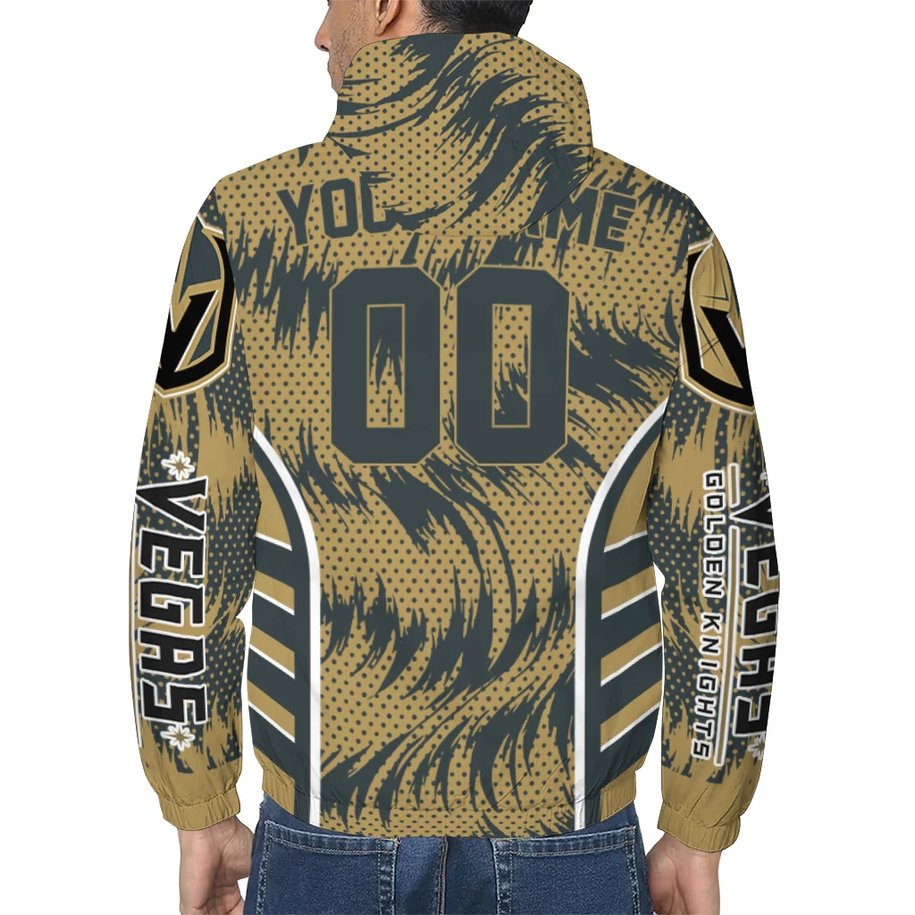 vegas golden knights dynamic heat wave tan windbreaker jacket trendy vegas golden knights dynamic heat wave tan windbreaker jacket trendy
