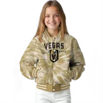 vegas golden knights dynamic rings tan varsity jacket best selling